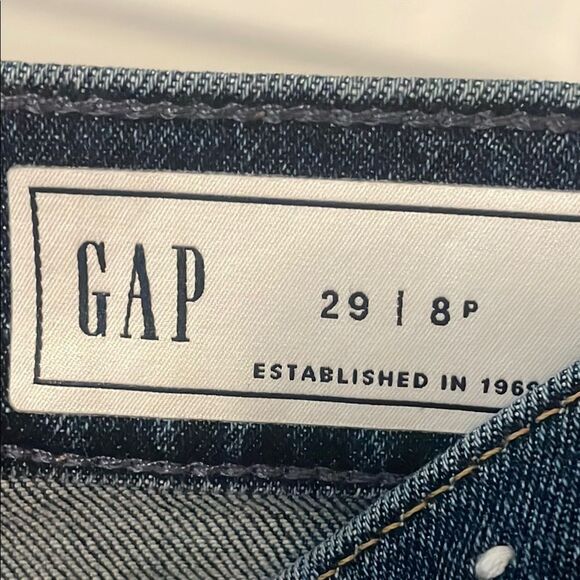 GAP Blue Jean Shorts High-Waisted Classic - Picture 2 of 7